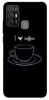 Чехол на ZTE Blade A52 Black coffee фото 1 из 1