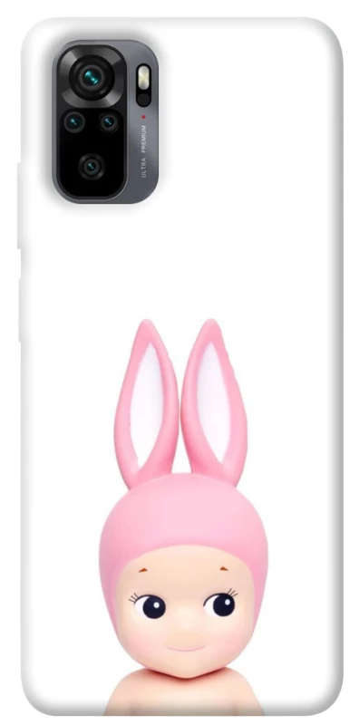 Чехол на Xiaomi Redmi Note 10 / Note 10s Minimal Bunny Peek фото 1 из 1