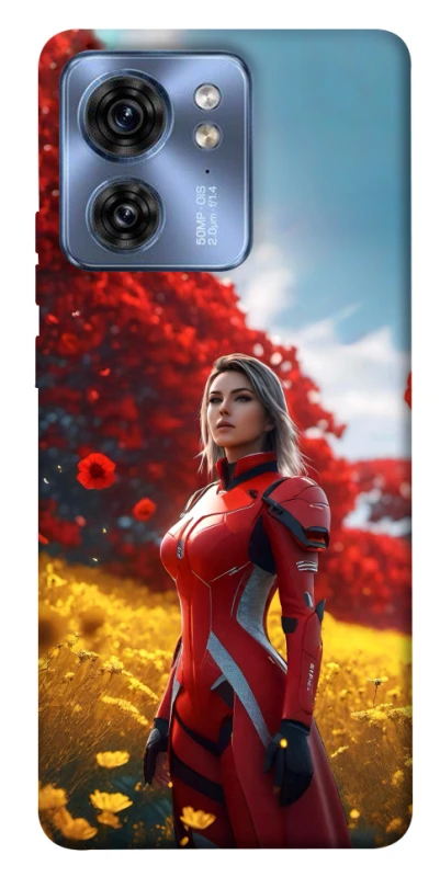 Чохол на Motorola Edge 40 Cyber space girl ver.5 фото 1 з 1