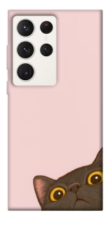 Чохол на Samsung Galaxy S23 Ultra Peeping cat фото 1 з 1