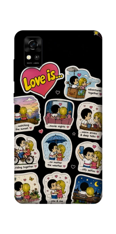 Чехол на ZTE Blade A31 Love is ver.4 фото 1 из 1