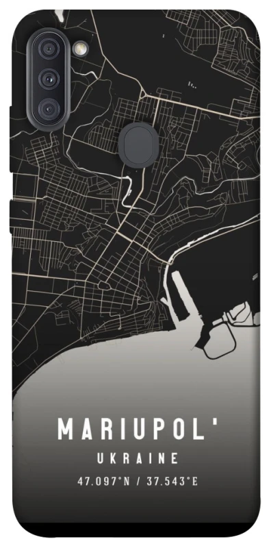 Чехол на Samsung Galaxy A11 Mariupol map фото 1 из 1