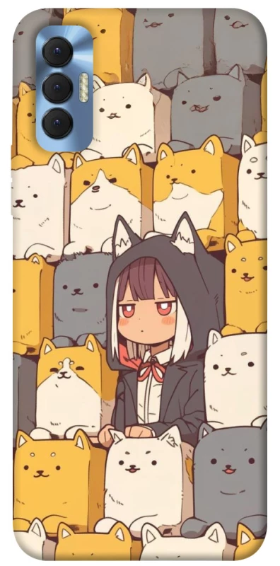 Чехол на TECNO Spark 8P Like a cat фото 1 из 1