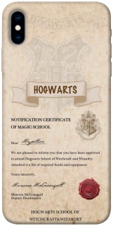 Чехол на Apple iPhone X (5.8") The Hogwarts acceptance letter фото 1 из 1