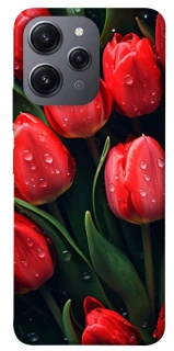 Чохол на Xiaomi Redmi 12 Червоні тюльпани фото 1 Чохол на Xiaomi Redmi 12 Червоні тюльпани фото 1 з 1