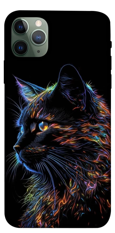 Чохол на Apple iPhone 11 Pro Max (6.5") Чорний кіт фото 1 з 1