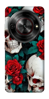 Чехол на ZTE Nubia Focus skull and rose фото 1 из 1