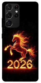 Чехол на Samsung Galaxy S21 Ultra Red Fire Horse ver.1 фото 1 из 1