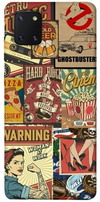 Чехол на Samsung Galaxy Note 10 Lite (A81) Retro collage ver.2 фото 1 из 1
