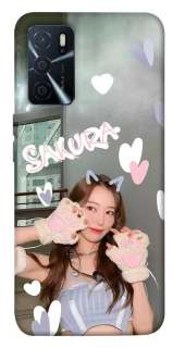 Чехол на Oppo A16s / A16 Sakura - LE SSERAFIM фото 1 из 1