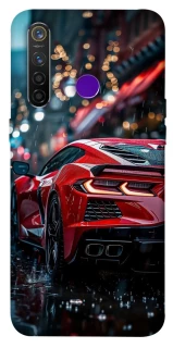 Чехол на Realme 5 Pro Red sports car фото 1 из 1