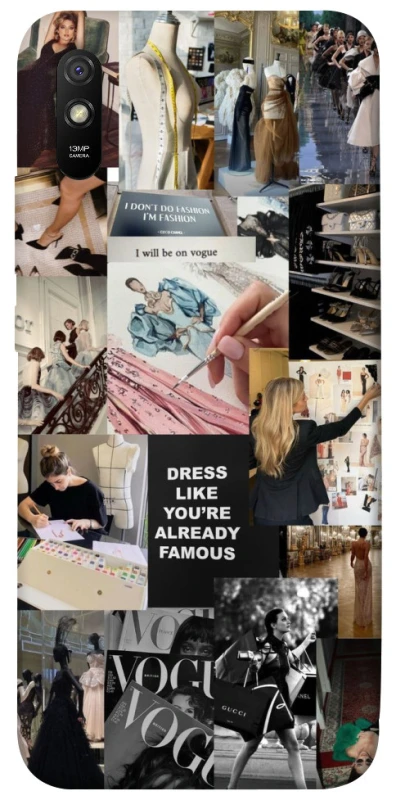 Чохол на Xiaomi Redmi 9A Fashion collage ver.11 фото 1 з 1
