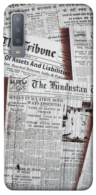 Чохол на Samsung A750 Galaxy A7 (2018) Газети фото 1 з 1