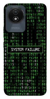 Чехол на Vivo Y02 Matrix system failure фото 1 из 1