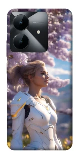 Чехол на Realme Note 60x Cyber space girl ver.1 фото 1 из 1