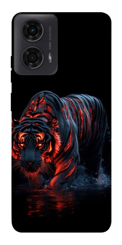 Чохол на Motorola Moto G04 fire tiger фото 1 з 1