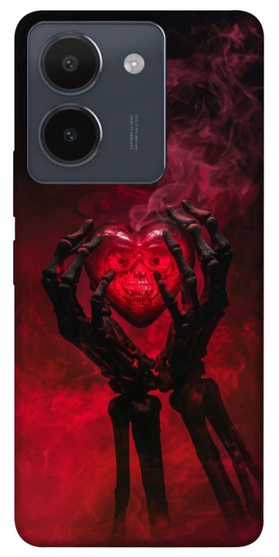 Чохол на Vivo Y36 Heart in the hands of a skeleton фото 1 з 1