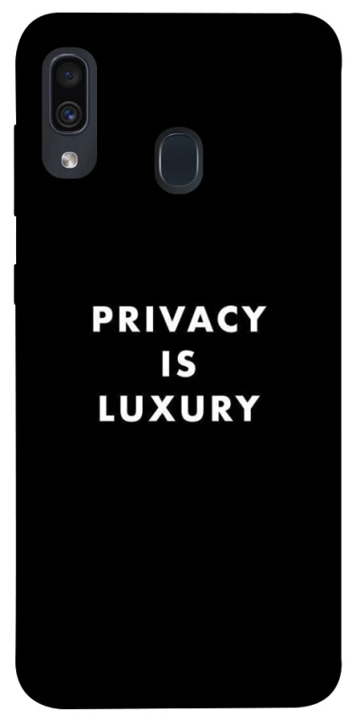 Чохол на Samsung Galaxy A20 / A30 Privacy is luxury фото 1 з 1