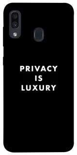 Чехол на Samsung Galaxy A20 / A30 Privacy is luxury фото 1 из 1