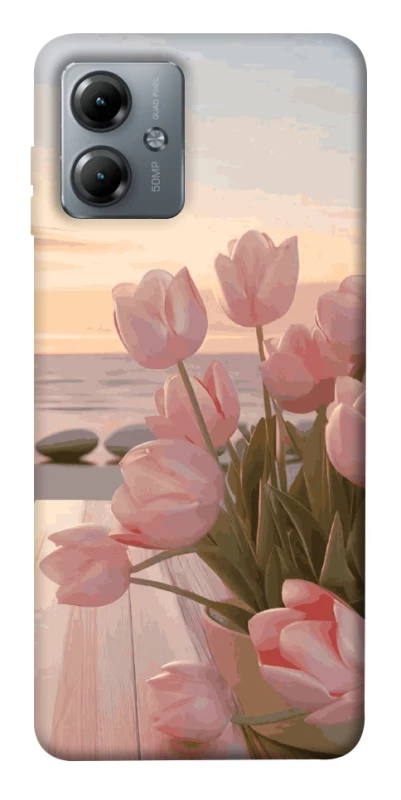 Чохол на Motorola Moto G14 Morning Flowers zon фото 1 з 1
