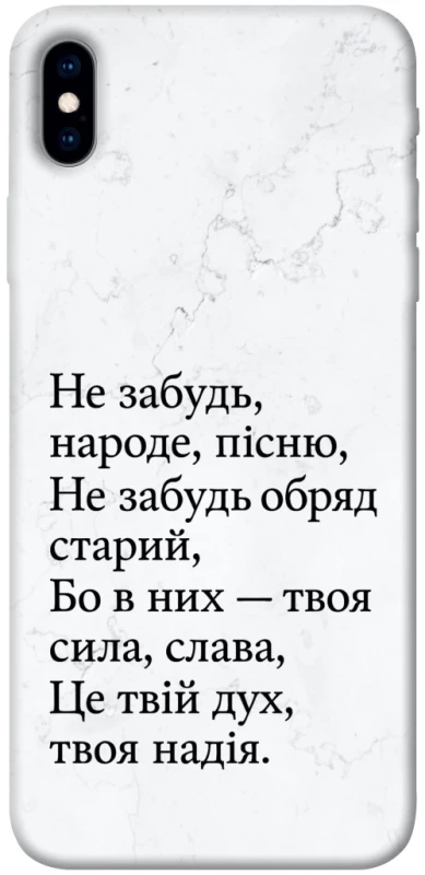 Чехол на Apple iPhone XS Max (6.5") Не забудь фото 1 из 1