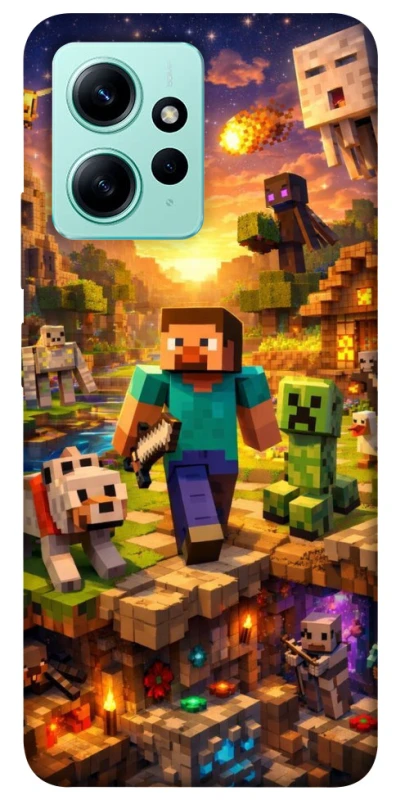Чохол на Xiaomi Redmi Note 12 4G Minecraft v6 фото 1 з 1