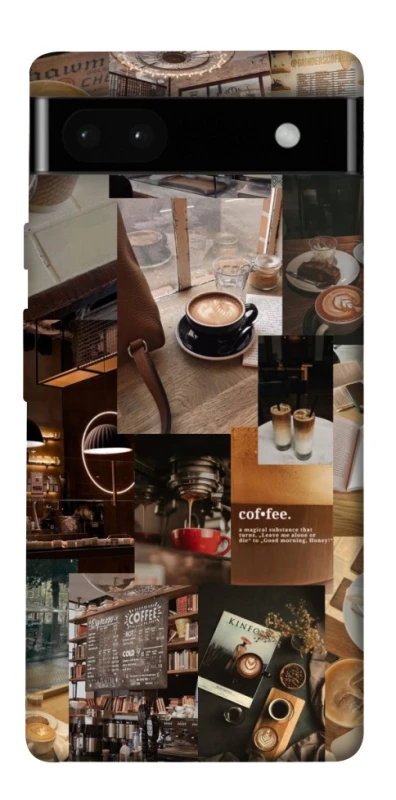 Чохол на Google Pixel 6a Coffee collage ver.2 фото 1 з 1