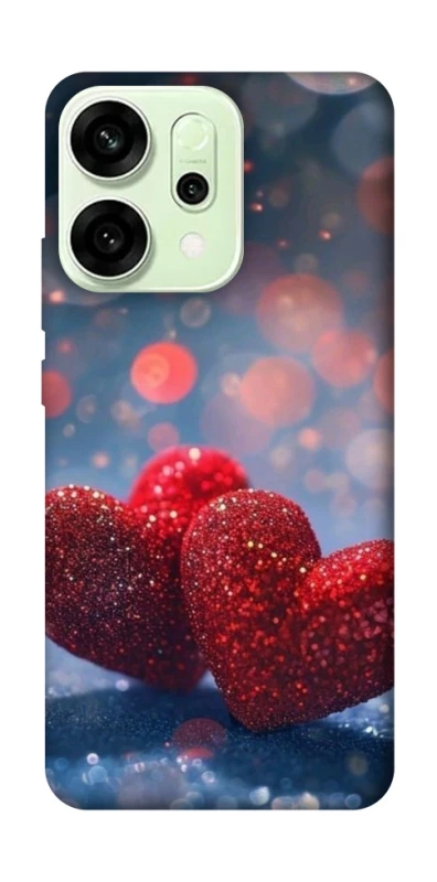 Чохол на Oppo Reno 14 Red hearts фото 1 з 1