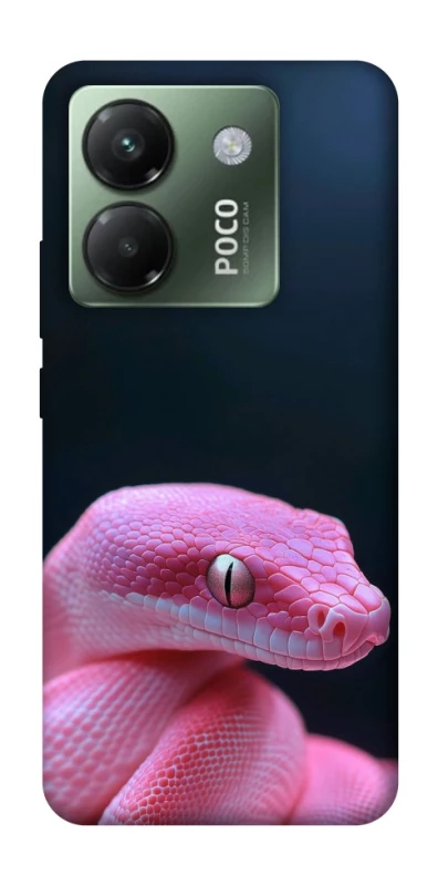 Чохол на Xiaomi Poco M7 pro 5G Рожева змія фото 1 з 1
