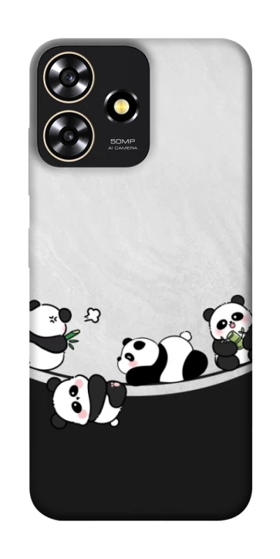 Чохол на ZTE Blade A73 4G Four pandas фото 1 з 1