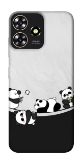 Чохол на ZTE Blade A73 4G Four pandas фото 1 з 1