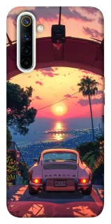 Чехол на Realme 6 Porsche at sunset фото 1 из 1