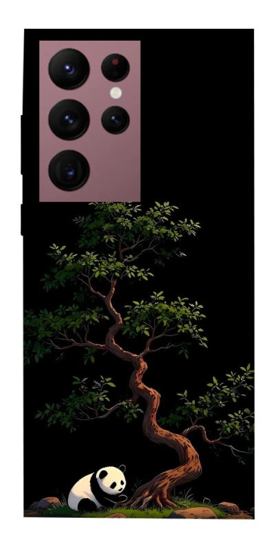 Чохол на Samsung Galaxy S22 Ultra Panda and tree фото 1 з 1