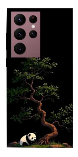 Чехол на Samsung Galaxy S22 Ultra Panda and tree фото 1 из 1