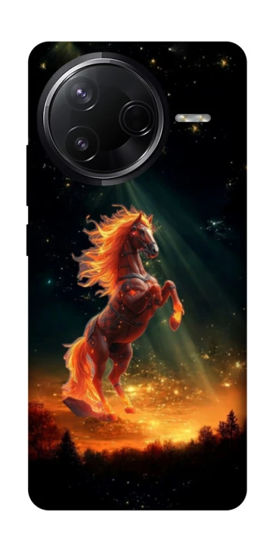 Чехол на Infinix Note 50 Pro Red Fire Horse ver.2 фото 1 из 1