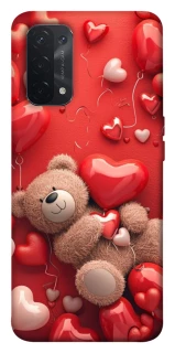 Чохол на Oppo A54 5G / A74 5G bear in hearts фото 1 з 1