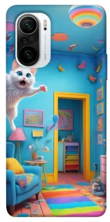 Чохол на Xiaomi Redmi K40 / K40 Pro / K40 Pro+ / Poco F3 crazy cat фото 1 з 1