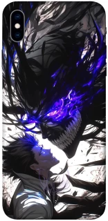 Чохол на Apple iPhone XS Max (6.5") Black soul anime фото 1 з 1