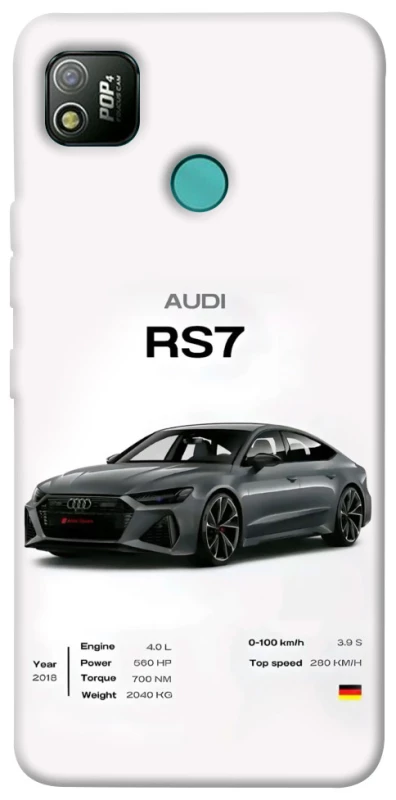 Чехол на TECNO POP 4 Audi RS7 фото 1 из 1