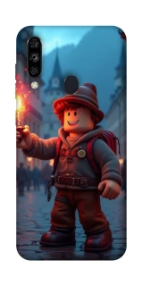 Чехол на ZTE Blade A7 (2020) Roblox Fire Logo Blue Flames фото 1 из 1