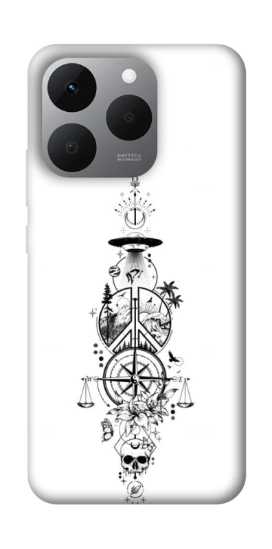 Чехол на Realme 15T Tattoo ver.7 фото 1 из 1