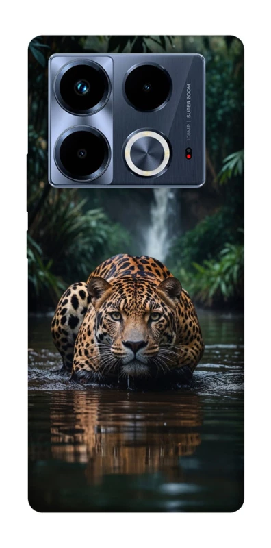 Чохол на Infinix Note 40 4G Leopard in water фото 1 з 1