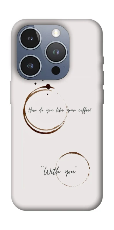 Чохол на Apple iPhone 16 Pro Coffee with you фото 1 з 1