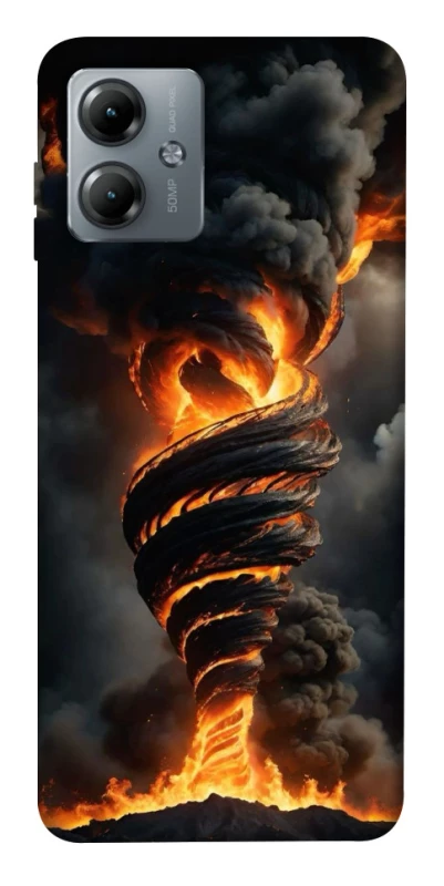 Чехол на Motorola Moto G14 Огненный торнадо фото 1 из 1