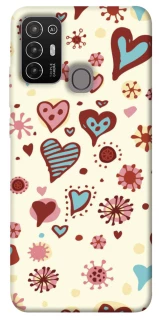 Чохол на ZTE Blade A52 Pretty hearts фото 1 з 1