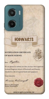 Чохол на Motorola Moto G06 The Hogwarts acceptance letter фото 1 з 1
