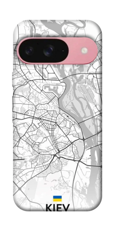 Чохол на Google Pixel 9 Kiev white map фото 1 з 1