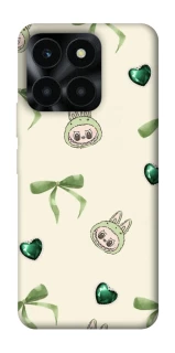 Чехол на Huawei Honor X6a Labubu Green Heart фото 1 из 1