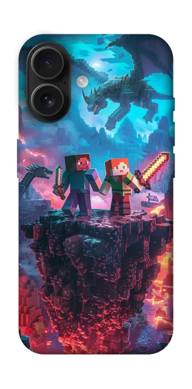 Чохол на Apple iPhone 16 Minecraft v3 фото 1 з 1