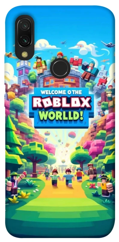 Чехол на Xiaomi Redmi 7 Roblox World фото 1 из 1